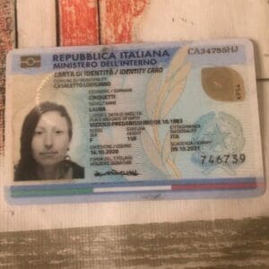 Buy fake Italian ID card online