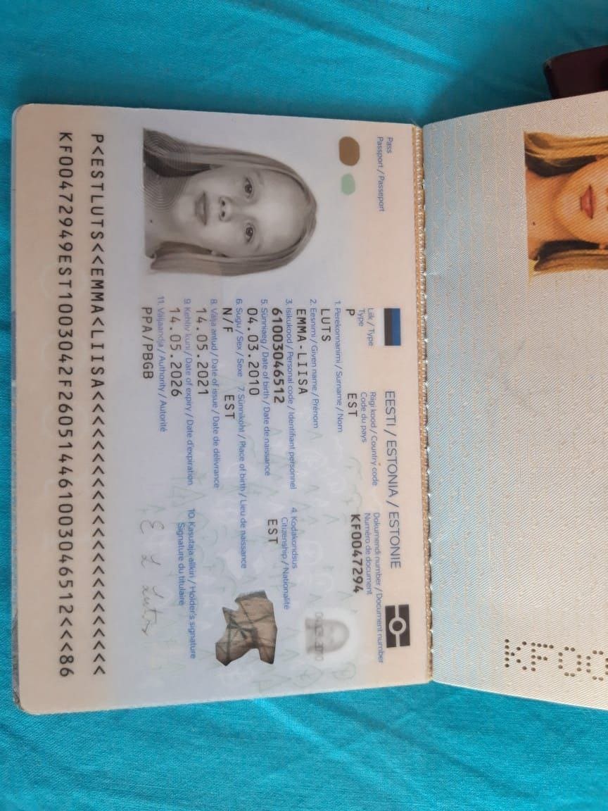 Buy Fake Estonian Passport Registered - Image 2