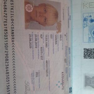 Buy Fake Estonian Passport Registered