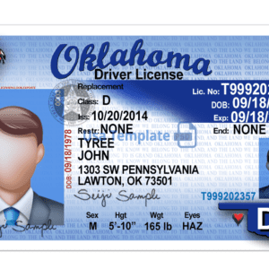 Real and fake Oklahoma driver’s licenses for Sale